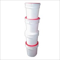 Plastic Paint Bucket - Hdpe, 0-50 Liter Capacity | Lightweight, Portable Design, Customizable Colors