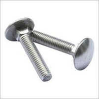Stainless Steel Carriage Bolt - A2-70 Metric M5-m24 Sizes, Silver Galvanized Finish, High Corrosion Resistance And Tensile Strength