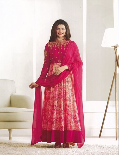 Georgette Pink Suits