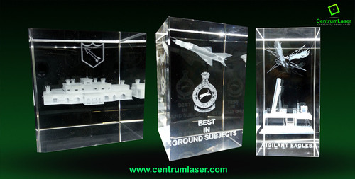 3D Crystal Corporate Achievement