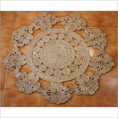 Hand Woven Jute Rug By ECOTEX (INDIA)