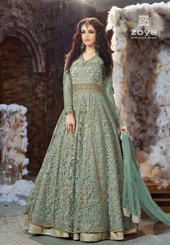 Sky Blue Kashmiri Suits