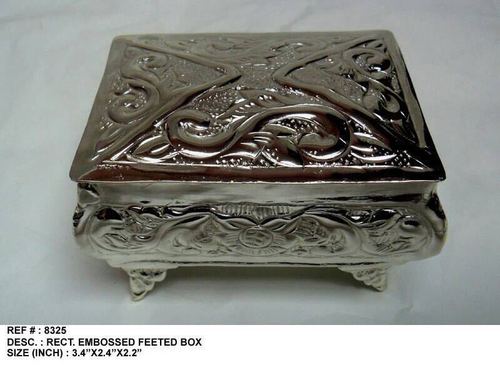 Silver Plated Dry Fruit Box By SAGAR SILVER