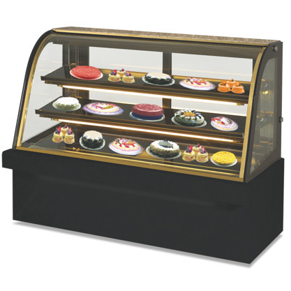 Celfrost Curved Glass Cold Showcase (Base 2 Shelves) - CS42