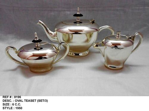 Designer Silver Plated Tea Set