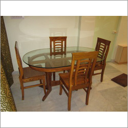 Wooden Dining Table Chair Set