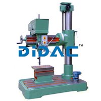 Radial Drill Machine - Steel, 25 Mm Drilling Capacity, 127 Mm Column Diameter, 200 Mm Spindle Travel | Automatic, 8 Spindle Speeds, Industrial Use, 1-year Warranty