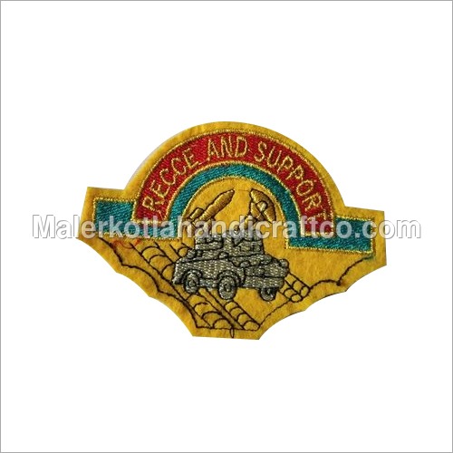 Ricky and Sports Logo - Woolen, Yellow Color, Embroidered Design | Stylish and Trendy Sports Apparel