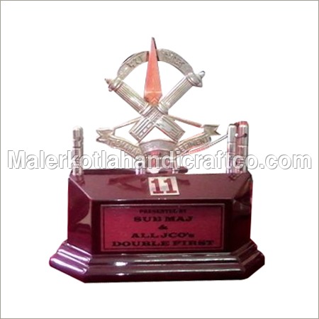 Trophies - Wood Material, 200-1800 Grams Weight | Vibrant Colors, Elegant Design, Lightweight, Durable, Army Theme