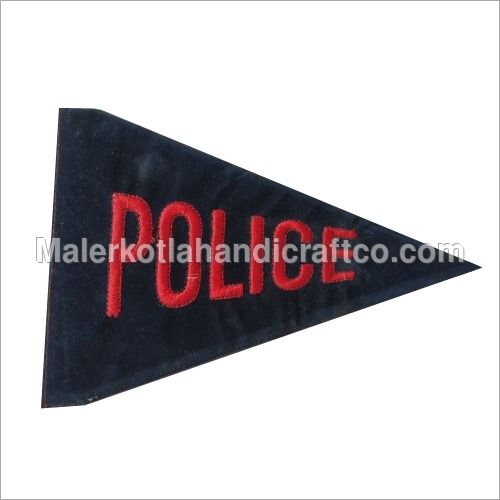 Police Car Flag - Metal Flagpole, Other Fabric, Custom Color & Logo | Flying Style for Enhanced Visibility