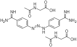 Diminazene Diaceturate - C22H26N8O6, 498.5 Molar Mass | 98% Min Purity, Water-Soluble White Powder for Animal Trypanosomiasis & Babesiosis
