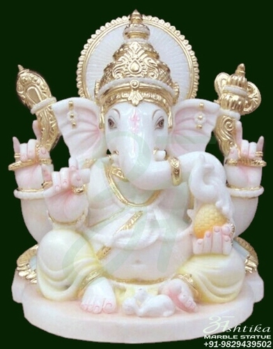 Marble Ganesh murti idol