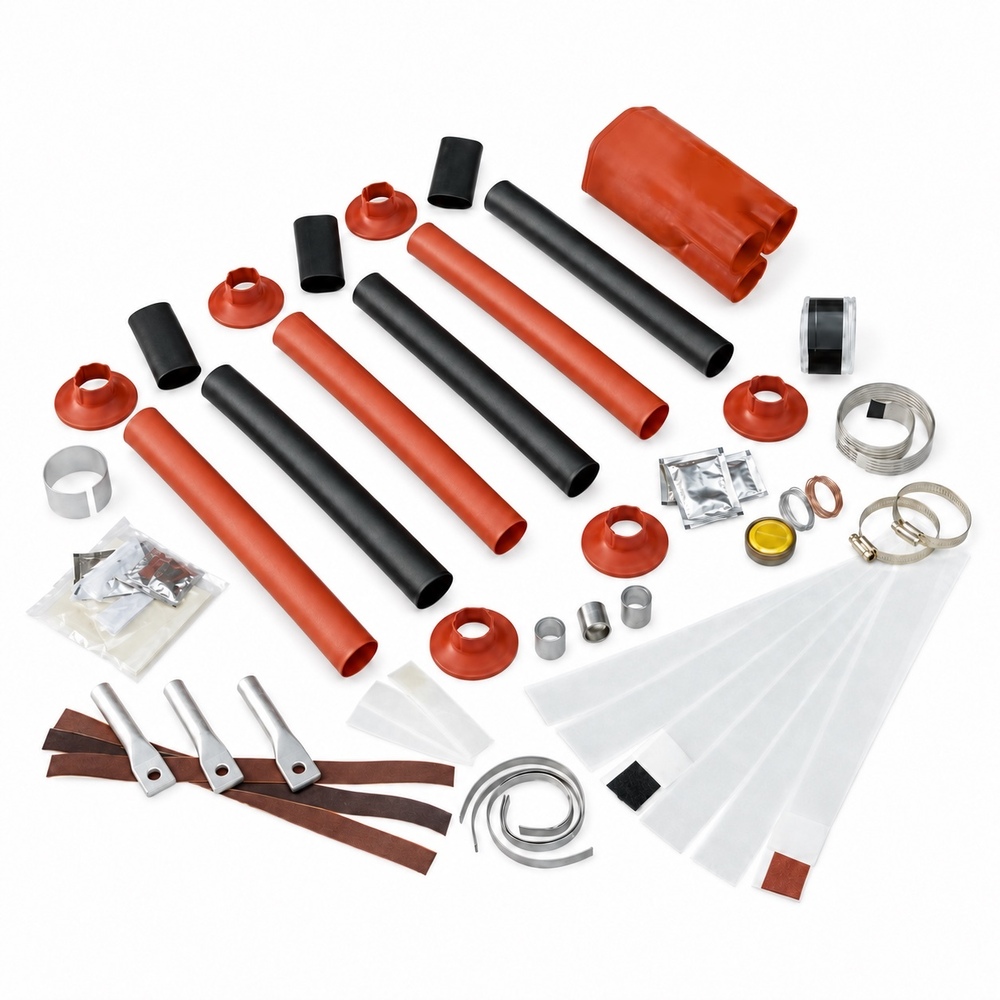 11 kV Outdoor Termination Kit for 3 Core XLPE Cable - Heat Shrink