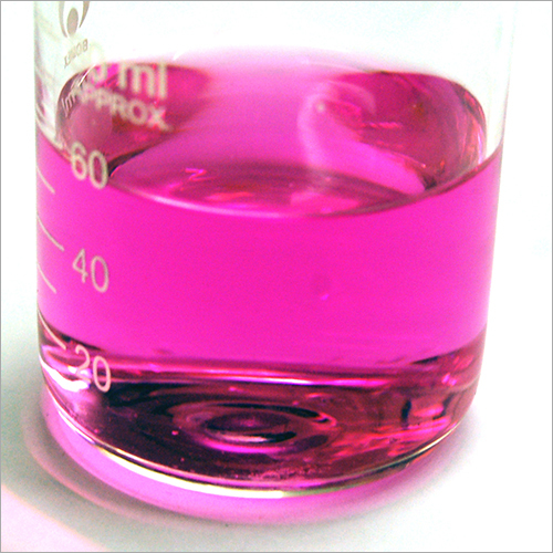 Phenolphthalein at pH 9