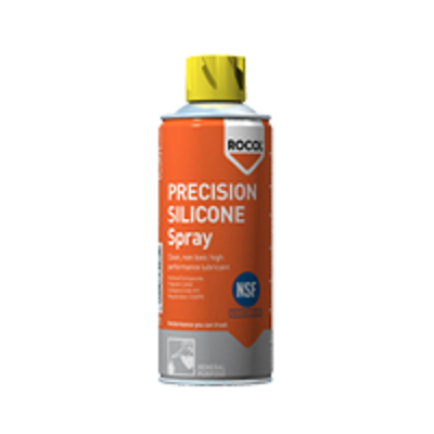 Brown And White Rocol Precision Silicone Spray