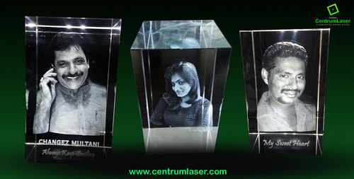 3D Personalised Crystal Cubes