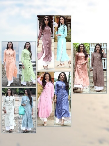 Mix Plain Kurti