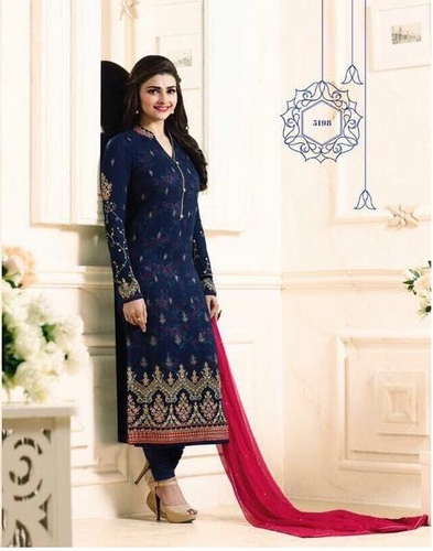 Navy Blue Bridal Dress
