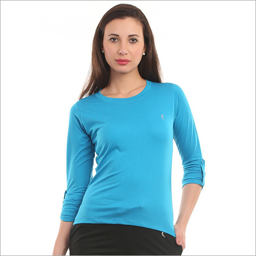 Round Neck Full Sleeve Girl T-shirt