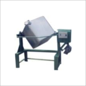 Cube Mixer - Stainless Steel, 10-500L Capacity, Green Color | Auto Timer, Consistent Performance, Easy Tilting, Low Energy Use, Efficient Mixing