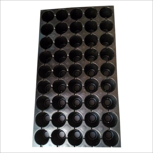 Nursery HIPS Tray - Plastic, 500mm Film Length, 285mm Film Width, 0.75mm Film Thickness | Customizable Sizes for Enhanced Seedling Protection