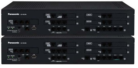 Panasonic KX-NS300 SIP Business Communications Server - Unified Communication System, 6 Analogue Trunks, Expandable to 162 Extensions, HD Audio IP Phones