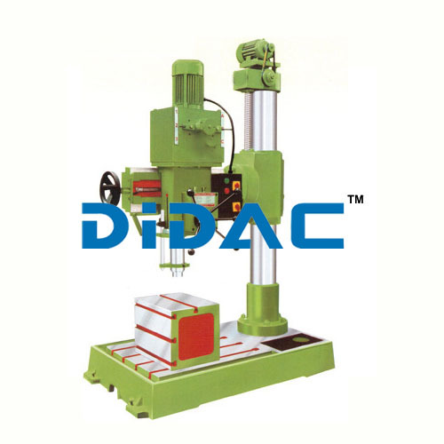 Geared Radial Drilling Machine By DIDAC INTERNATIONAL