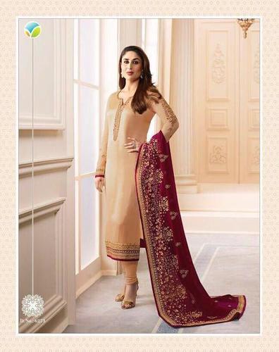 Cream Georgette Suits