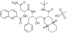 Saquinavir mesylate