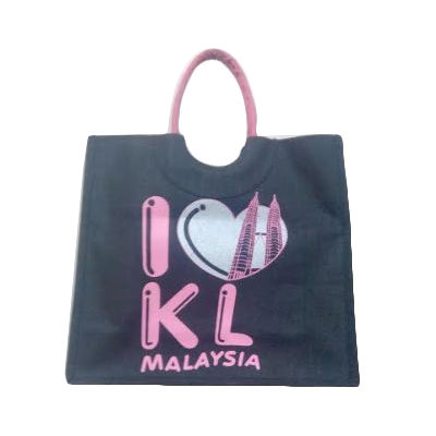 Logo Printed Jute Tote Bags