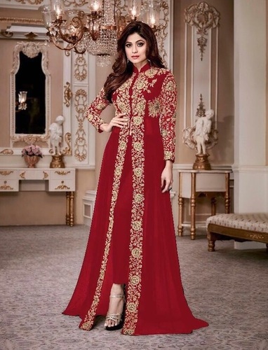 Red Designer Salwar Suits