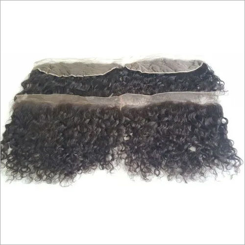 Raw Curly Hair Frontal Transparent Lace Application: Profesional