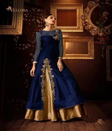 Navy Blue Long Sleeve Dress