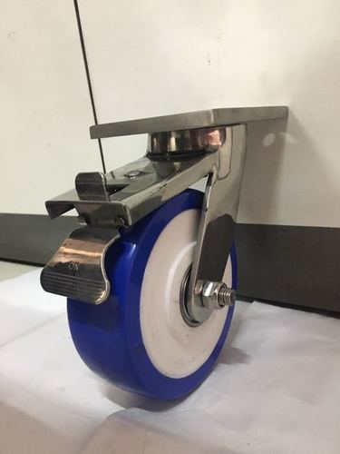 ANTISTATIC SS PU FABRICATED PU CASTOR WHEELS