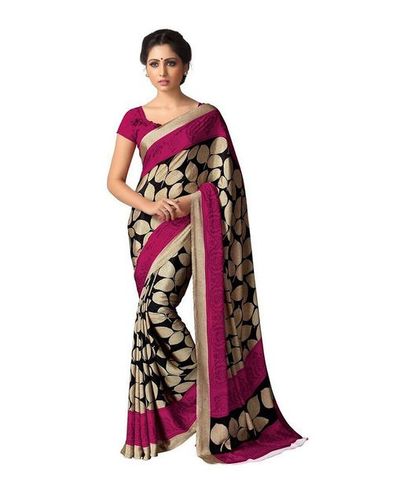 Pink Silk Saree