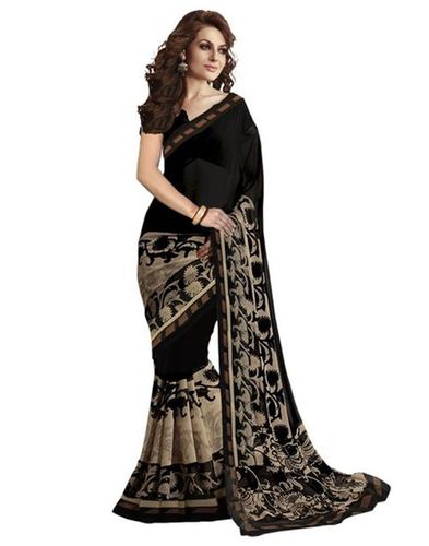 Black Shimmer Saree