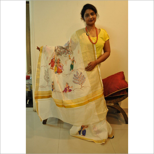 Ladies Hand Painted Kurta