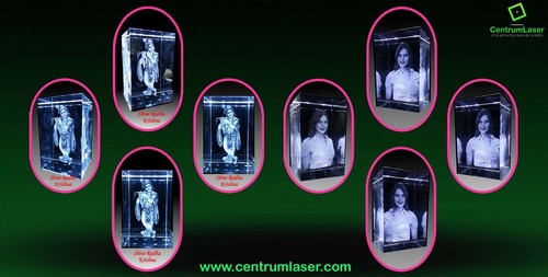 Religious & Personalized 3D Crystal Cube By CENTRUM LASER