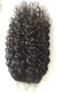 100% Temple Loose Curly Hair Hd Transparent Lace Closure