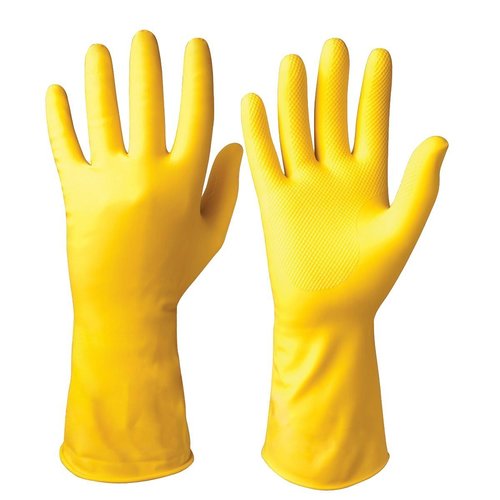 Yellow S Protection Flocklined Household Multi-Purpose Glove