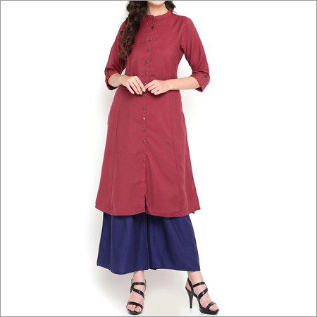 Ladies Khadi Cotton Designer Kurtis