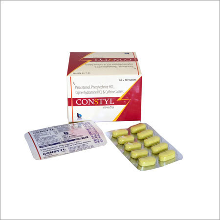 Constyl Ingredients: Ondensetron 4 Mg Each Tab