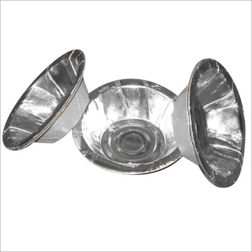 Paper Wati - Paper, Variable Diameter, Silver Finish | Eco-Friendly, Unique Pattern, Long-Lasting Bowl