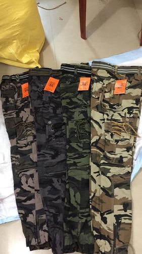 No Fade Military Cargo Trousers
