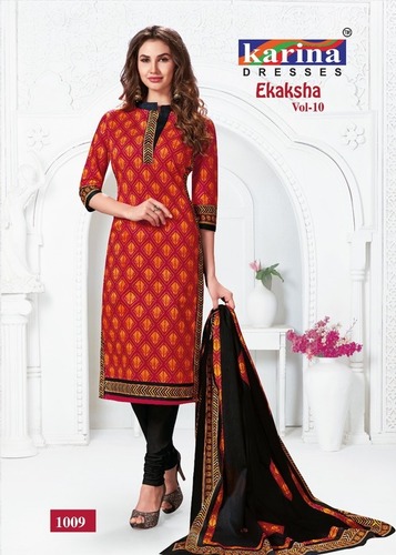 Cotton Ladies Dress Material