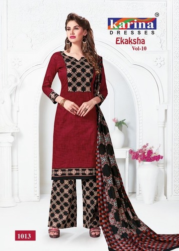 Unstitched Cotton Dress Materials Jetpur
