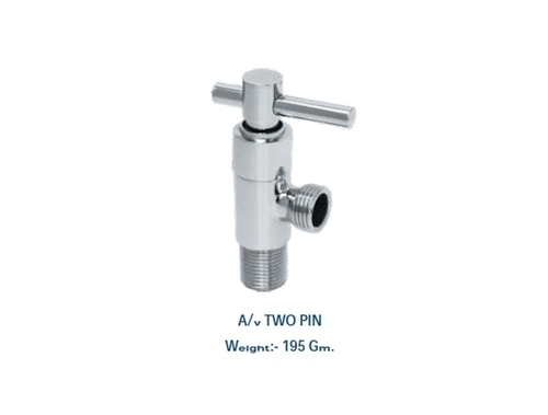 Stainless Steel Two Pin Brass Angle Cock 195Gm