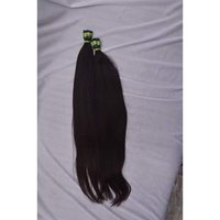Virgin Remy Hair - Natural Hair, Curly Texture, 8 To 36 Inches Length, 100 Gm Weight | Washable For Parlour Use, Poly Bag Packing