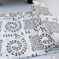 WARLI ART Hand Block Fabric