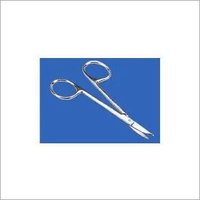 Dissecting Scissors - Stainless Steel, 115mm/125mm Length, Sharp Point Blades | Durable, Silver Finish For Laboratory, College, And Hospital Use